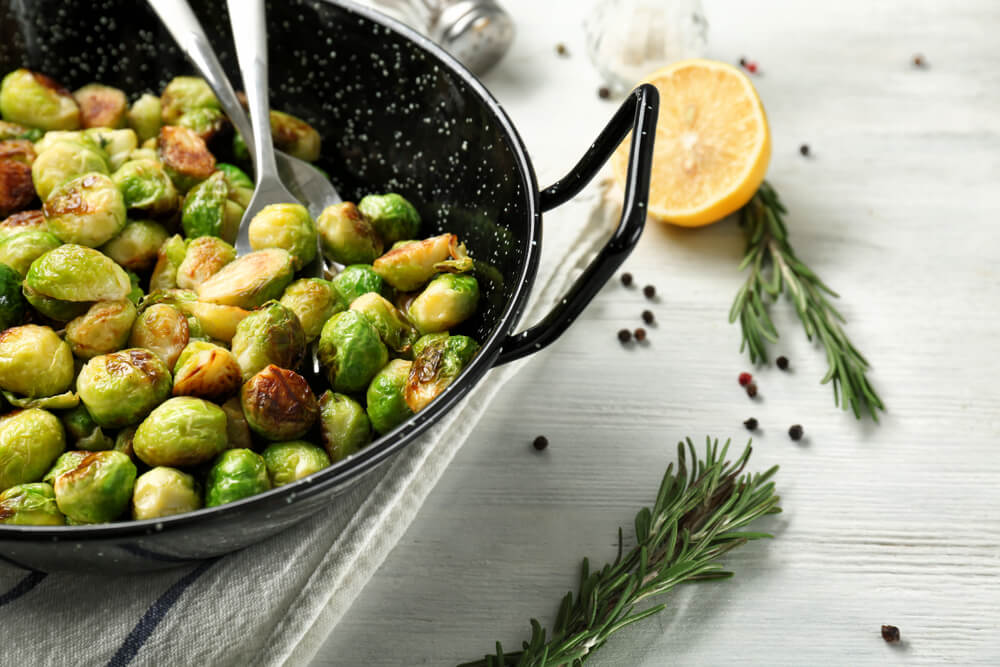 Brussels sprouts in a diet help provide the body with antioxidants.
